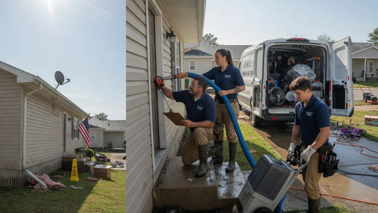 Ceiling Water Damage Restoration in Pearl City, IL near me